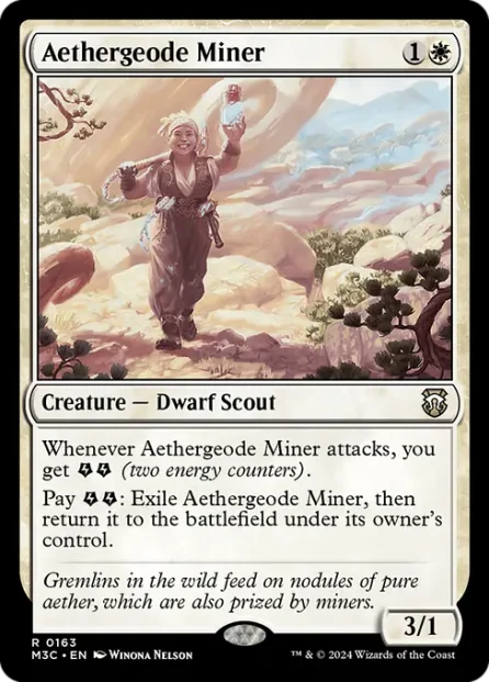Aethergeode Miner, Modern Horizons 3 Commander — Magic: The Gathering card