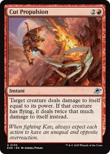 Cut Propulsion, Edge of Eternities — Magic: The Gathering card