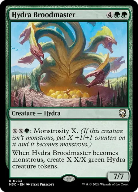 Hydra Broodmaster, Modern Horizons 3 Commander — Magic: The Gathering card
