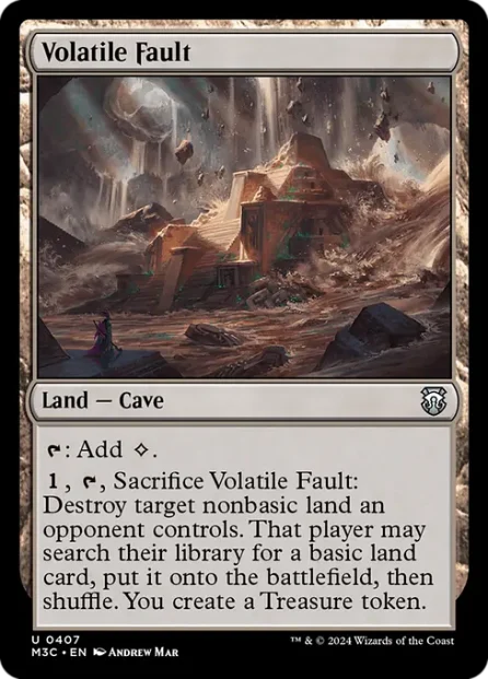 Volatile Fault, Modern Horizons 3 Commander — Magic: The Gathering card