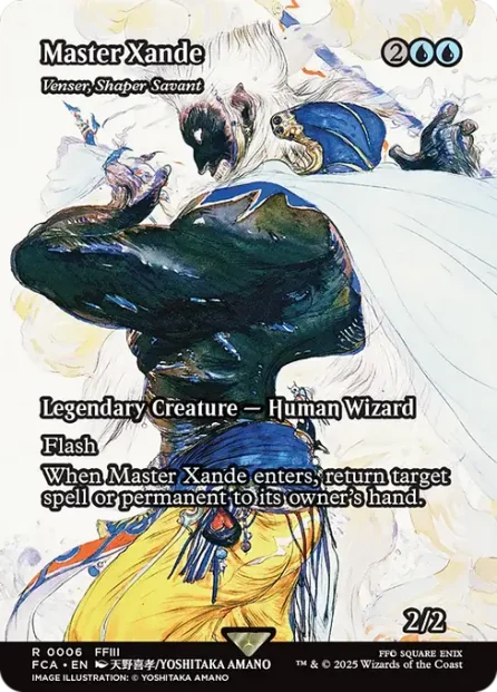 Venser, Shaper Savant, Final Fantasy: Through the Ages — Magic: The Gathering card