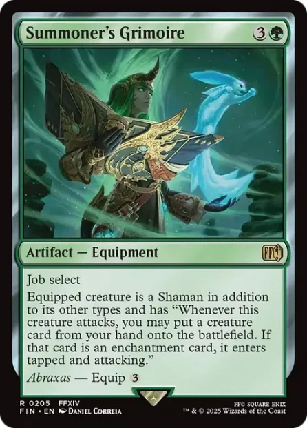 Summoner's Grimoire, Final Fantasy — Magic: The Gathering card