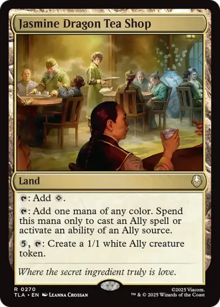 Jasmine Dragon Tea Shop, Avatar: The Last Airbender — Magic: The Gathering card