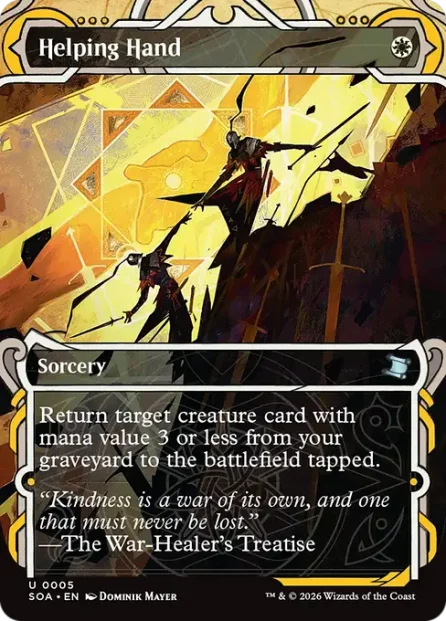 Helping Hand, Secrets of Strixhaven Mystical Archive — Magic: The Gathering card