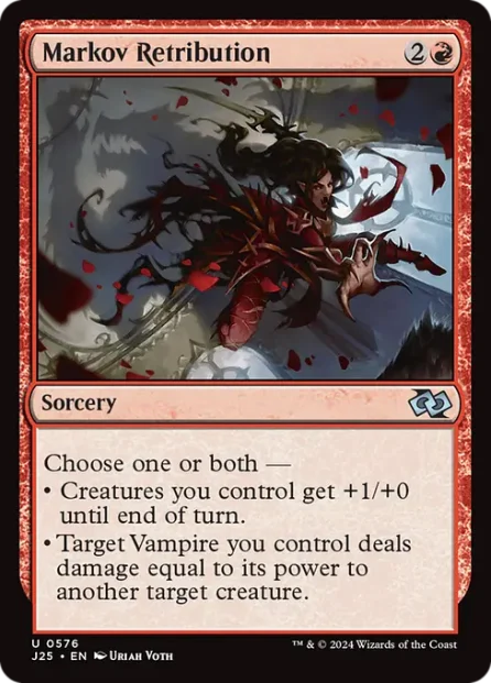 Markov Retribution, Foundations Jumpstart — Magic: The Gathering card