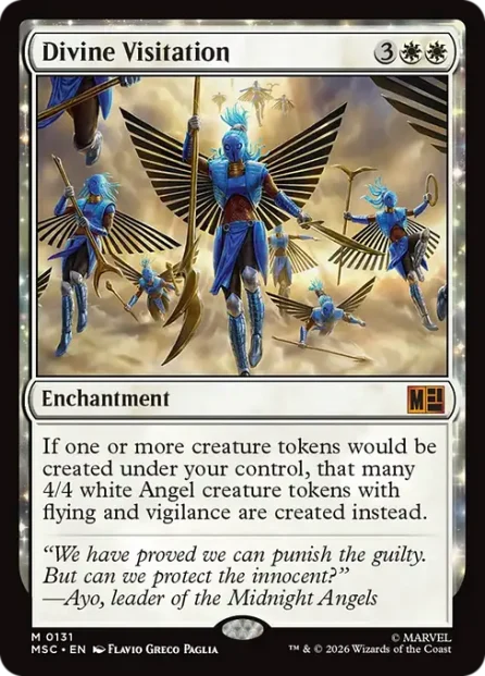 Divine Visitation, Marvel Super Heroes Commander — Magic: The Gathering card