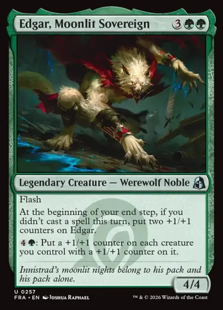 Edgar, Moonlit Sovereign, Reality Fracture — Magic: The Gathering card
