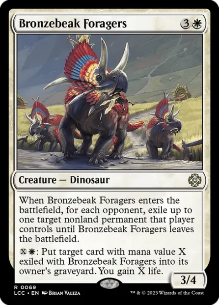 Bronzebeak Foragers, The Lost Caverns of Ixalan Commander — Magic: The Gathering card