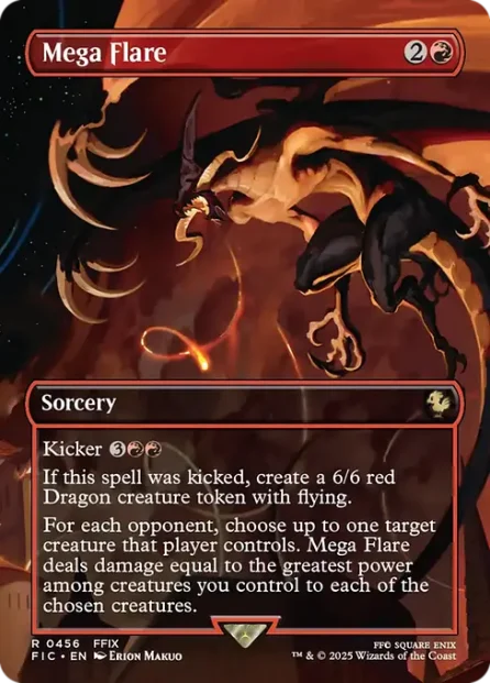 Mega Flare, Final Fantasy Commander — Magic: The Gathering card