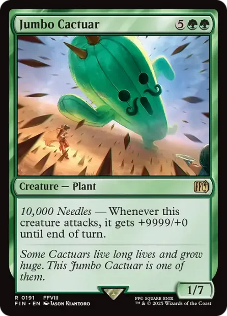 Jumbo Cactuar, Final Fantasy — Magic: The Gathering card