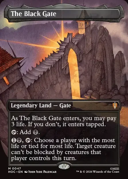 The Black Gate, The Hobbit Eternal — Magic: The Gathering card