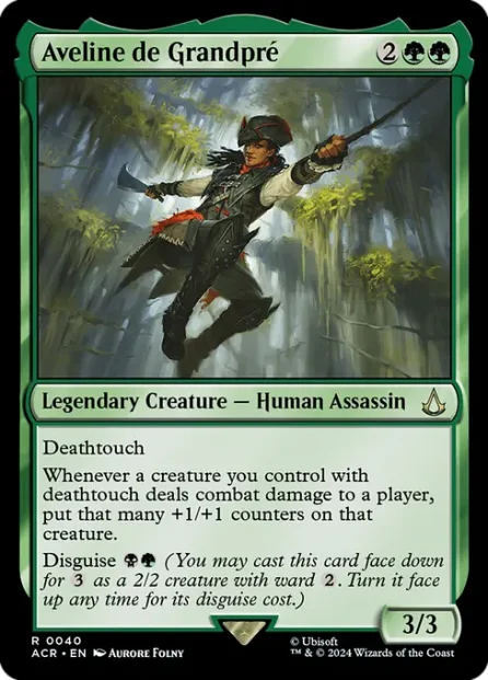 Aveline de Grandpré, Assassin's Creed — Magic: The Gathering card
