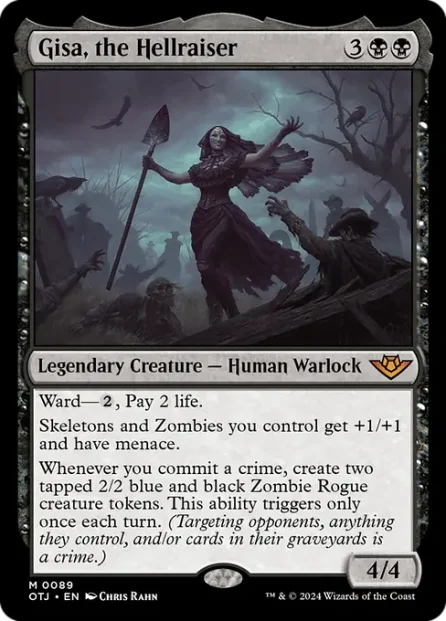 Gisa, the Hellraiser, Outlaws of Thunder Junction — Magic: The Gathering card