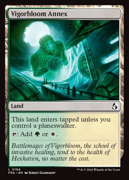Vigorbloom Annex, Reality Fracture — Magic: The Gathering card