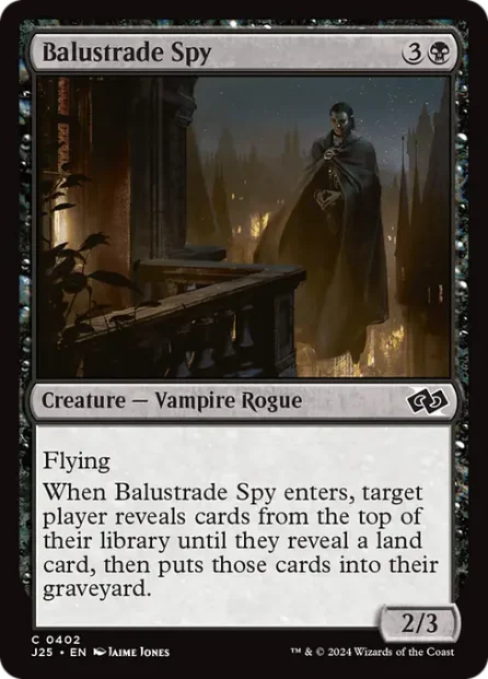 Balustrade Spy, Foundations Jumpstart — Magic: The Gathering card