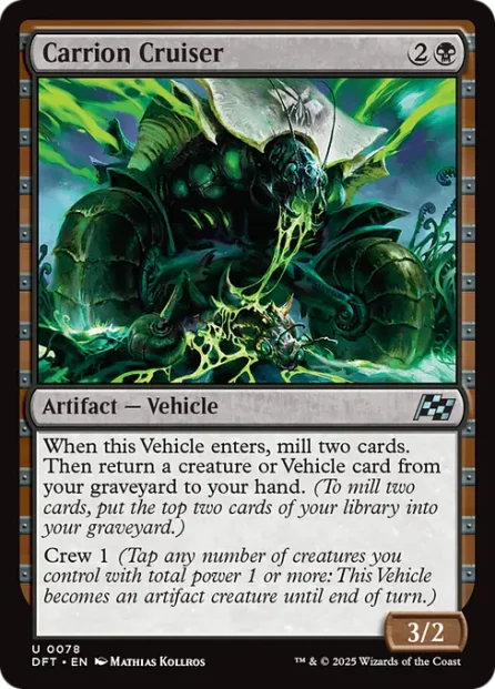 Carrion Cruiser, Aetherdrift — Magic: The Gathering card