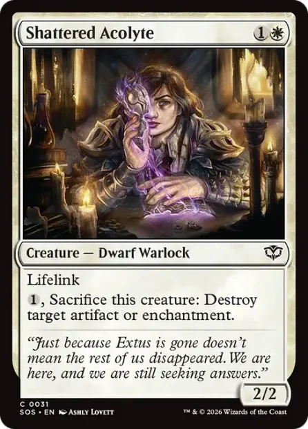 Shattered Acolyte, Secrets of Strixhaven — Magic: The Gathering card