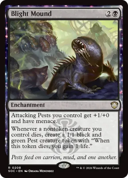 Blight Mound, Secrets of Strixhaven Commander — Magic: The Gathering card