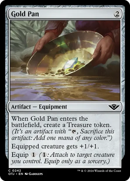 Gold Pan, Outlaws of Thunder Junction — Magic: The Gathering card