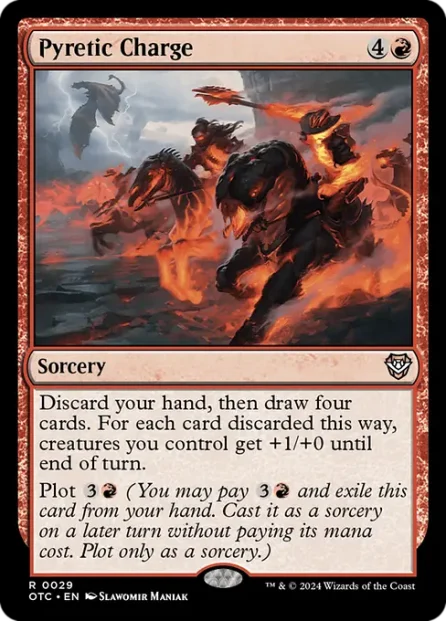 Pyretic Charge, Outlaws of Thunder Junction Commander — Magic: The Gathering card