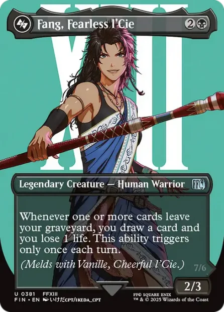 Fang, Fearless l'Cie, Final Fantasy — Magic: The Gathering card