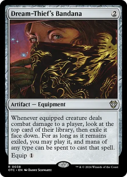 Dream-Thief's Bandana, Outlaws of Thunder Junction Commander — Magic: The Gathering card