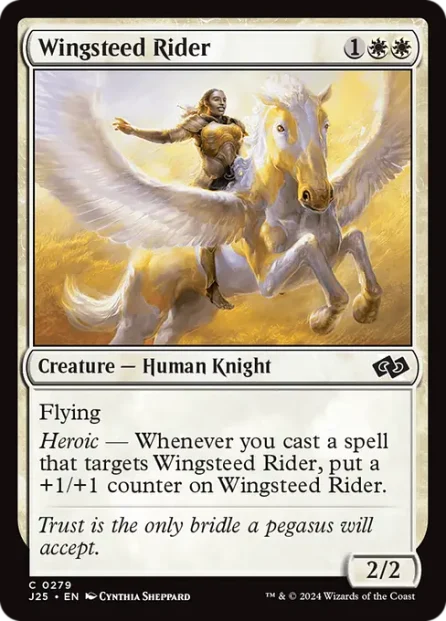 Wingsteed Rider, Foundations Jumpstart — Magic: The Gathering card