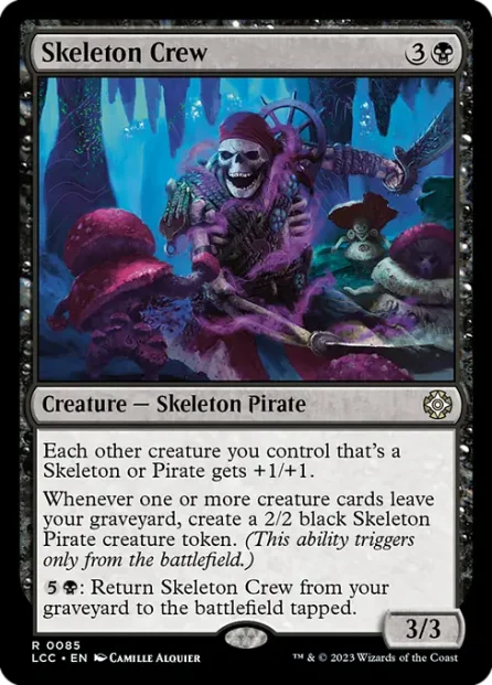 Skeleton Crew, The Lost Caverns of Ixalan Commander — Magic: The Gathering card