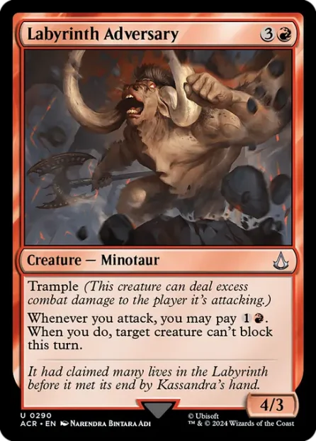 Labyrinth Adversary, Assassin's Creed — Magic: The Gathering card