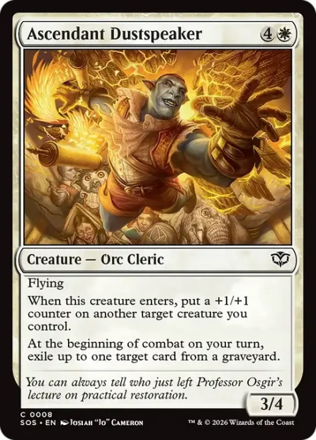 Ascendant Dustspeaker, Secrets of Strixhaven — Magic: The Gathering card