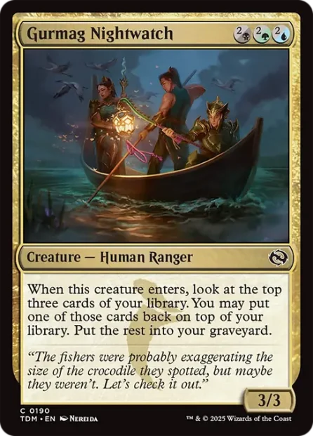 Gurmag Nightwatch, Tarkir: Dragonstorm — Magic: The Gathering card