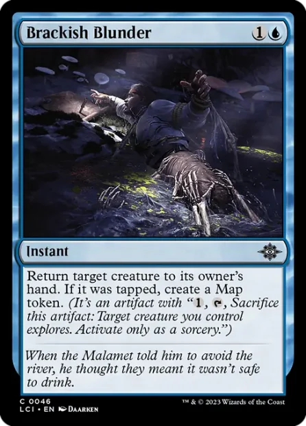 Brackish Blunder, The Lost Caverns of Ixalan — Magic: The Gathering card