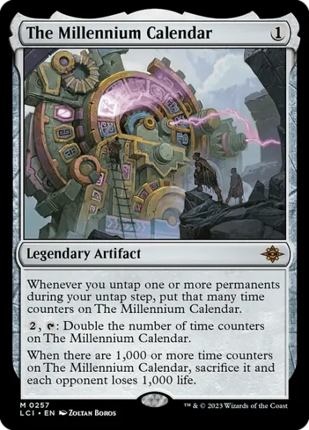 The Millennium Calendar, The Lost Caverns of Ixalan — Magic: The Gathering card