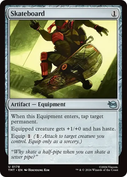 Skateboard, Teenage Mutant Ninja Turtles — Magic: The Gathering card