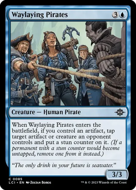 Waylaying Pirates, The Lost Caverns of Ixalan — Magic: The Gathering card