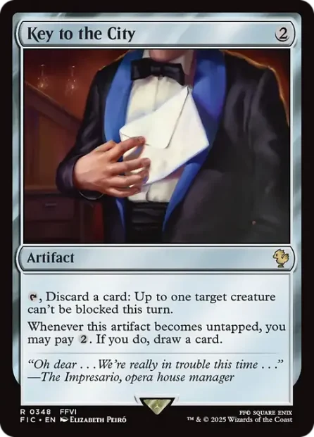 Key to the City, Final Fantasy Commander — Magic: The Gathering card