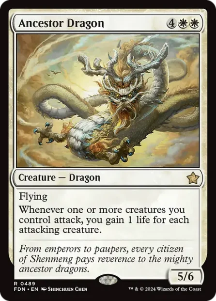 Ancestor Dragon, Foundations — Magic: The Gathering card