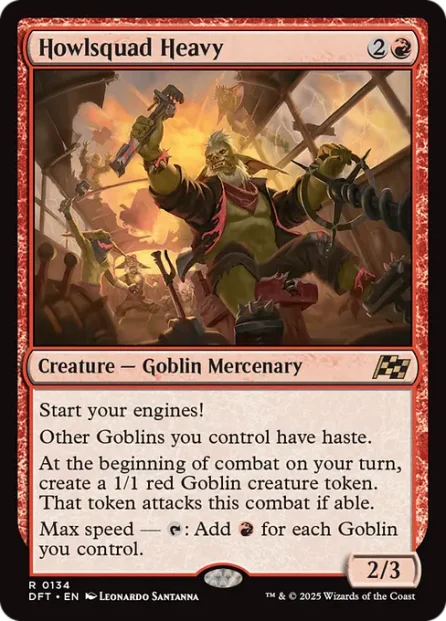 Howlsquad Heavy, Aetherdrift — Magic: The Gathering card