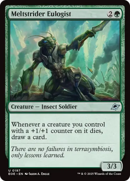 Meltstrider Eulogist, Edge of Eternities — Magic: The Gathering card