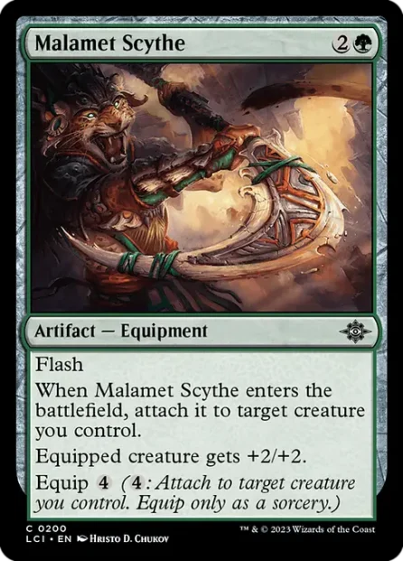 Malamet Scythe, The Lost Caverns of Ixalan — Magic: The Gathering card