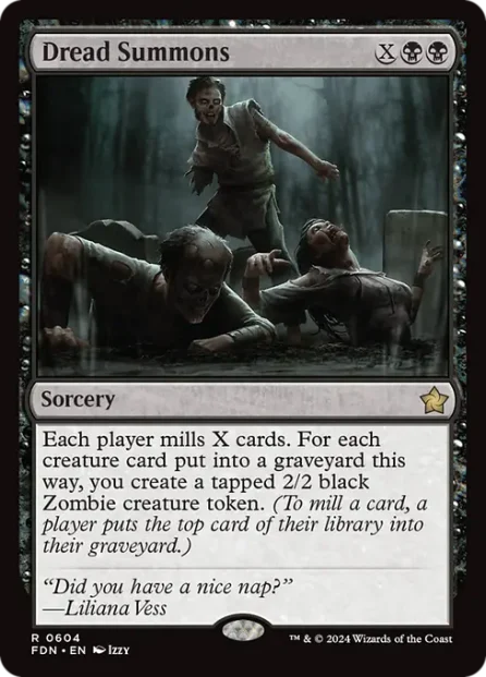 Dread Summons, Foundations — Magic: The Gathering card