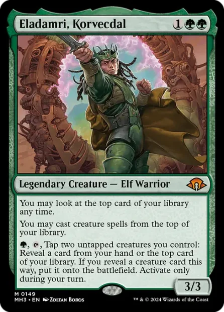 Eladamri, Korvecdal, Modern Horizons 3 — Magic: The Gathering card
