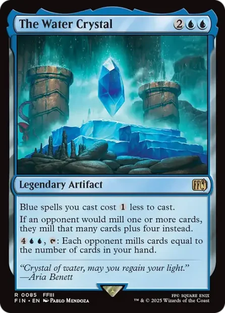 The Water Crystal, Final Fantasy — Magic: The Gathering card