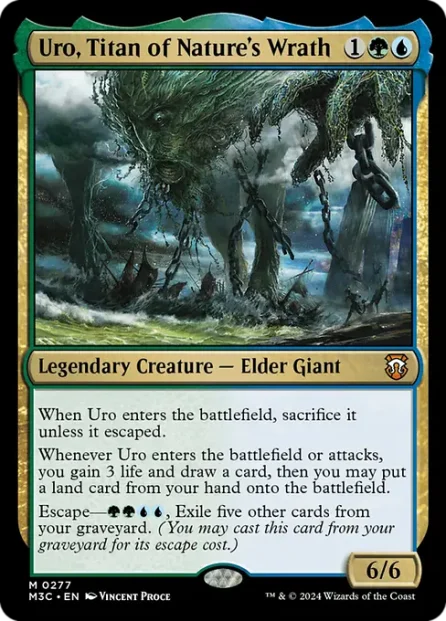 Uro, Titan of Nature's Wrath, Modern Horizons 3 Commander — Magic: The Gathering card