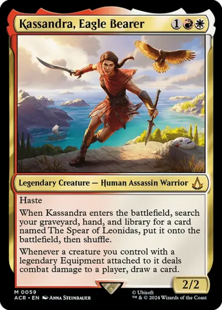 Kassandra, Eagle Bearer, Assassin's Creed — Magic: The Gathering card