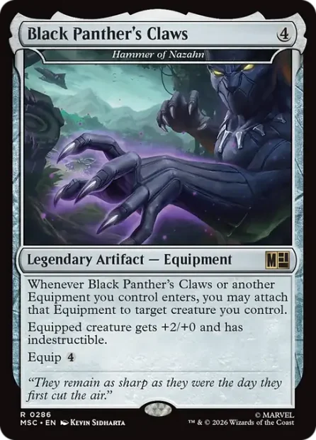 Hammer of Nazahn, Marvel Super Heroes Commander — Magic: The Gathering card