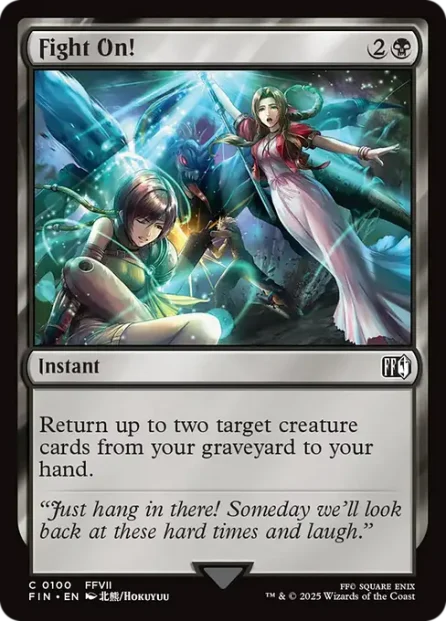 Fight On!, Final Fantasy — Magic: The Gathering card