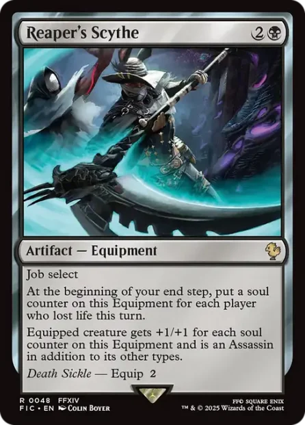 Reaper's Scythe, Final Fantasy Commander — Magic: The Gathering card