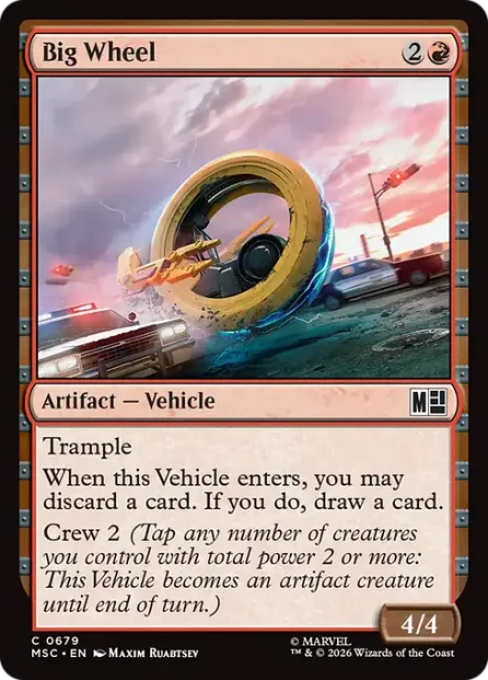 Big Wheel, Marvel Super Heroes Commander — Magic: The Gathering card