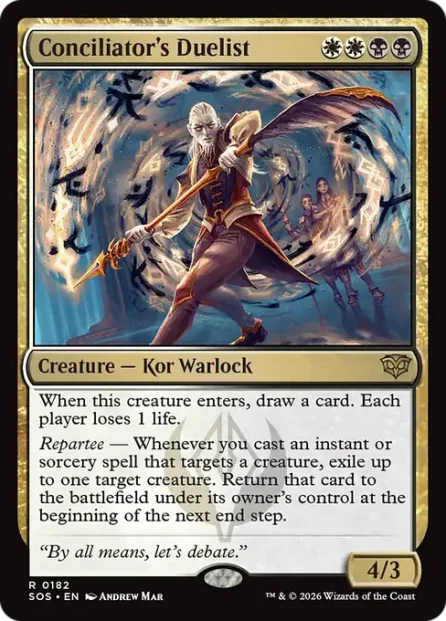 Conciliator's Duelist, Secrets of Strixhaven — Magic: The Gathering card